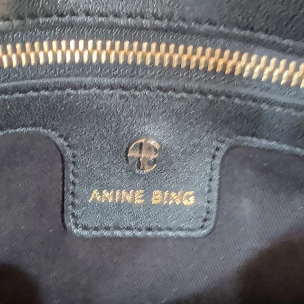 Anine Bing Bag Nico Bag Herringbone Purse Read